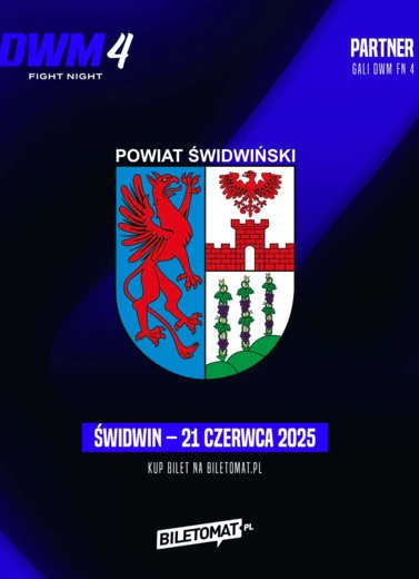 Starosta Świdwiński Patronem Honorowym Gali DWM FIGHT NIGHT 4