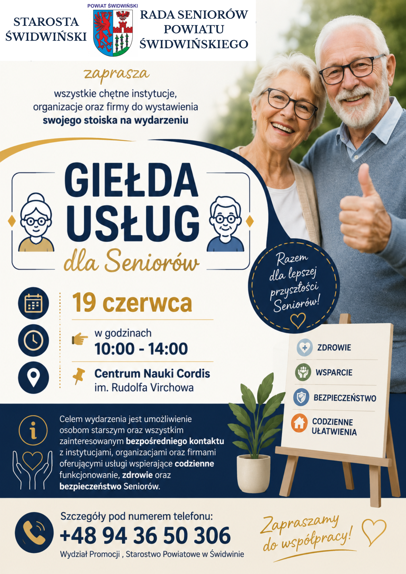 Plakat - Giełda Usług dla Senior&oacute;w