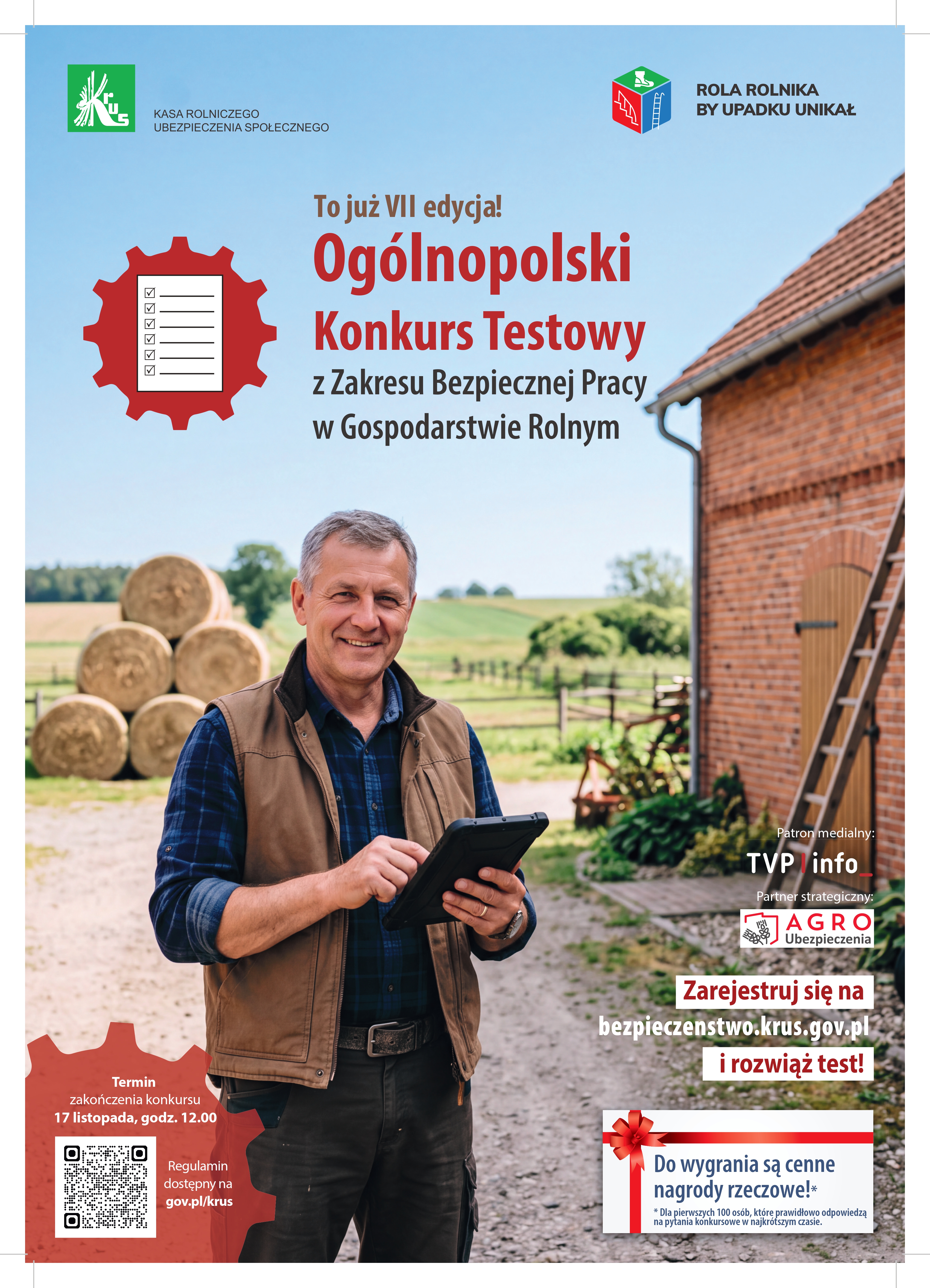 VII Og&oacute;lnopolski Konkurs Testowy KRUS &ndash; weź udział i&nbsp;wygraj nagrody!