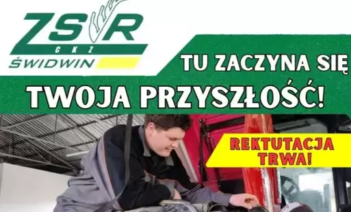 plakat rekrutacja ZSR CKZ Świdwin