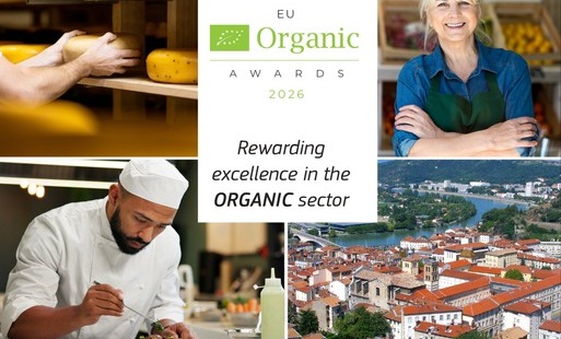 Plakat informacyjny - EU Organic Awards 2026 