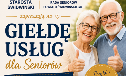 plakat informacyjny - Giełda Usług dla Seniorów