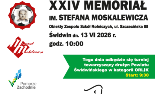 plakat promocyjny XXIV Memoriał im. S.Moskalewicza