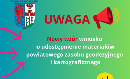 Uwaga - nowy wzór wniosku