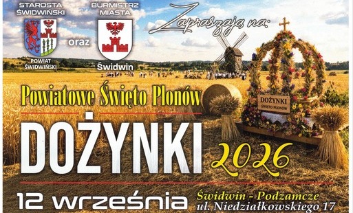 Zdjęcie do Powiatowe Święto Plon&oacute;w Dożynki 2026 - Zapraszamy!