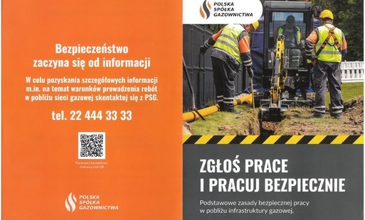 ulotka polskiej spółki gazownictwa