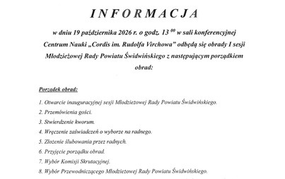 Informacja o sesji